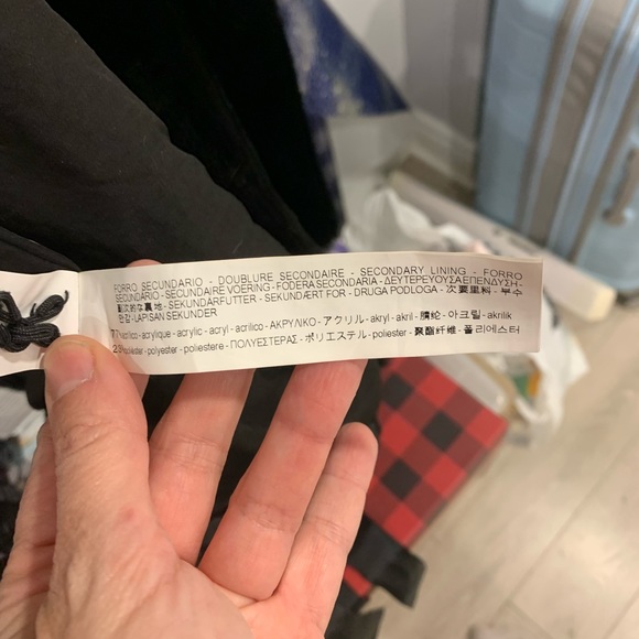 Zara TRF black faux fur hoodie - Picture 7 of 7